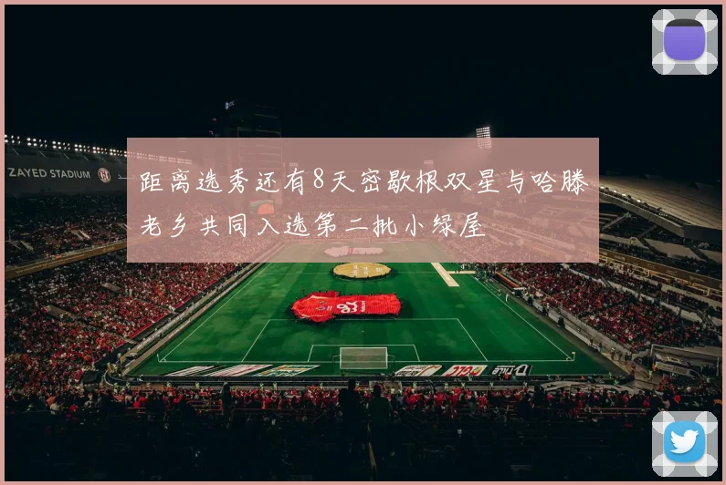距离选秀还有8天密歇根双星与哈滕老乡共同入选第二批小绿屋